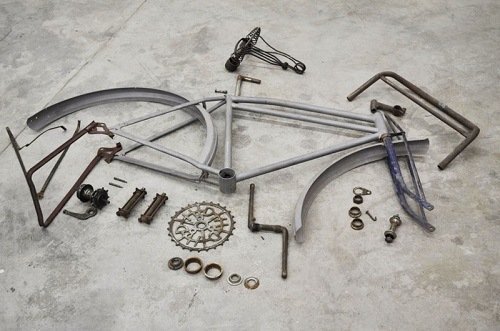 Vintage bicycle parts