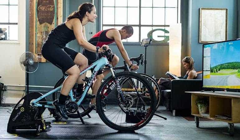 Exercise bike trainers