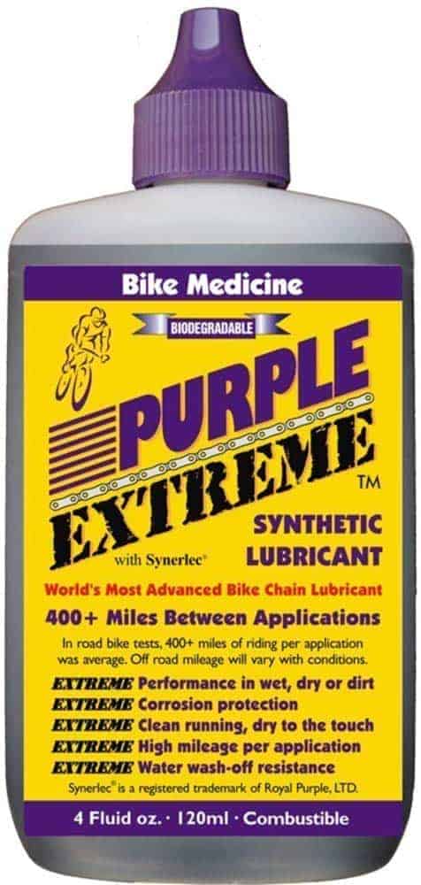 best bike chain lubes buying guide - Bike Medicine Purple Extreme Performance Synthetic Chain Lubricant 