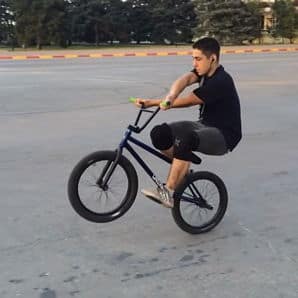 X-Ride bmx bike trick