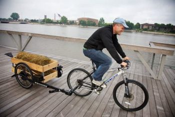 towing cargo trailers for electric bikes