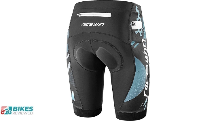 NICEWIN Men's Padded Bike Shorts