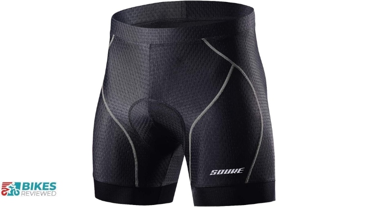 Souke Men's Padded Bike Shorts