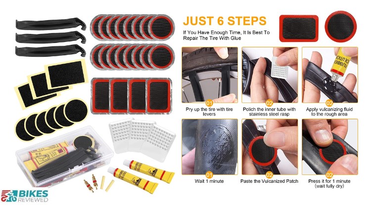 WANTERONG Tire Patch Kit Bike